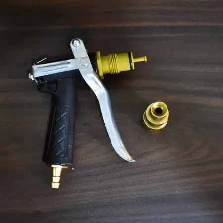 rQI5QiJ2GaFrMbguMSq0EpwawkY3dUE144bYE5qg.webp Durable Gold Plated Metal Trigger Hose Nozzle Spray Gun – Garden & Car Cleaning Tool ( default, Standard )
