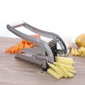French Fries & Vegetable Cutter Stainless Steel Potato Chip Slicer ( default, Standard ).