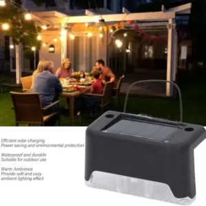 Solar Decorative Lights, Waterproof Durable Garden Atmosphere Lights Stair Lights Railing Lights Step Steps Lights for Outdoor Patio Courtyard Stair Step Fence Patio Stairs, Yard etc.