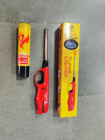 tX7UgZwEhBnuzZf2ZRz0eacVvwCIo0qK4UW94YPo.webp Suraksha Flame Lighter With Rifil ( multicolor, Standard )