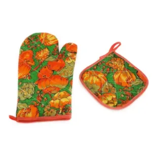 Professional Cotton Oven Mitt gloves ( default, Standard ).