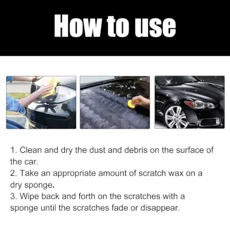 uYceUJRwtJnkUOjjHMAxN6NZFw5WAGvB5AahXj7h.webp Professional Car Scratch Repair Paste Polishing Wax Scratch Remover Kit for Car Bike Motorcycle (60 ml) ( default, OS )