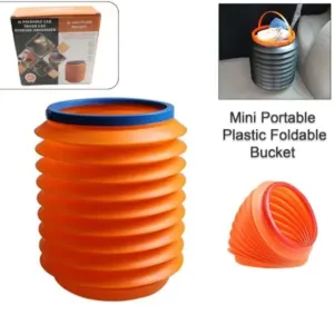 Foldable Storage Bucket , Water Container & Dustbin Multiuse Bucket For Home , Car & Kitchen Use Bucket ( default, Standard ).