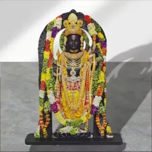Ram Lalla MDF Cutout Statue – Wooden Ayodhya Mandir Idol ( default, Standard )