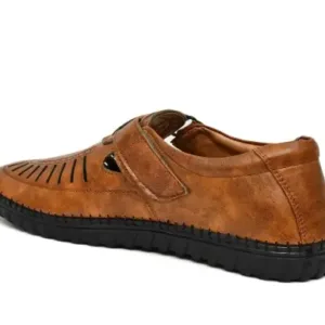 Latest Fabulous Men Sandals | Roman Sandals/Outdoor Sandal For Men's & Boys-105-Sandal-TAN ( default, 6 )