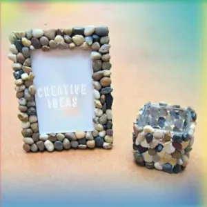 Decorative River Rock Stones – Natural Pebble Set for Planters, Vases & Garden Landscaping ( default, Standard )