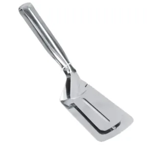Multifunction Cooking Serving Turner Frying Food Tong. Stainless Steel Steak Clip Clamp BBQ Kitchen Tong. ( default, Standard ).