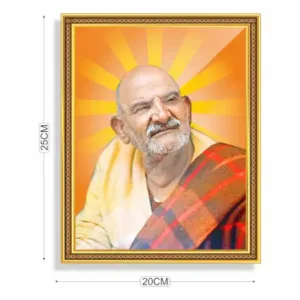 Shri Neem Karoli Baba Ji Acrylic Photo Frame HD Print, Ultra Glossy Finish, 8x10 Inches with 3M Tape ( multicolor, Standard )