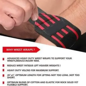 Weight Lifting Wrist Comfort Support (Free Size) ( default, Standard )