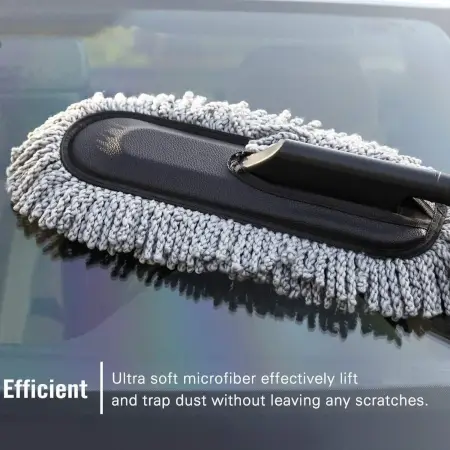 ziU2wF9PUfMOdVj5LysNWMWDKeJuXni26PFrgGi9.webp Car Duster, Long Retractable / Soft / Non-Slip / Handle Multipurpose Microfiber Wash Brush Vehicle Interior and Exterior Cleaning Kit with for Car, Boats or Home ( default, Standard ).